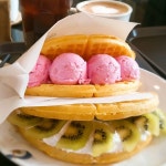 아이스크림맛집인가 봐요ㅎ  ㆍ  ㆍ   와플킹  쌀와플  목포와플  와플  waffle   디저트  dessert  목포카페  커피  coffee   카페스타그램... 