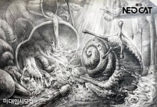 [소묘] - 고려대 소묘 - 달팽이, 면봉 - 홍대 네오캣 미술학원