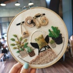 embroideryhoop #취미 #자수타그램 #needlework #자수 #ししゅう #핸드메이드 #手刺繍 #바느질 #刺繍 #태교 #강남프랑스자수…