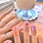 • Nail Design 튤립네일로 기분전환하기! | 네일아트, 네일