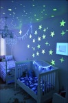 Decoration Apply Stary Ornaments That Glow In The Dark Looks So Amazing Decorating Wall And Ceiling Also Equ... | 인테리어, 우주