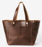 Brewer Leather Tote by Waltzing Matilda USA on Scoutmob | 가죽공예