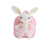Pin by 아이리스의 손뜨개 인형 교실 on 가방 | Crochet backpack, Crochet rabbit, Crochet patterns