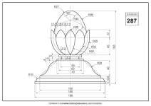 STUDYCADCAM 2D CAD 연습 287 (PDF) - Payhip in 2024 | Autocad, Autocad tutorial, Autocad drawing
