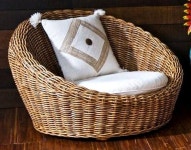 Polynesian antiques | Hospitality Rattan Polynesian Rattan & Bamboo Side Chair in Antique ... | 바구니, 공예, 고양이