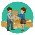 영희와철수 011 PAI139, 프리진, 일러스트, 영희와철수, 영희, 철수, 이벤트, 복고, 레트로, 캐릭터, 사람, 인물, 남자, 여자, 소년, 소녀, 청소년... 