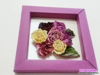 [종이접기] 입체 액자 접기 - 만들기 방법 포함 ☆☆ 드라이플라워로 장식해요 | 종이접기, 액자, 어린이 미술 활동