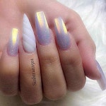 46+Rainbow Bright Unicorn Nail Design Ideas In 2019 | 네일아트, 손톱, 유니콘 메이크업
