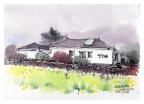 Schizzi urbani 2에 있는 Lina Genua님의 핀 | 어반 스케쳐스, 수채화