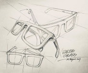 의뢰: #안경 #glasses  #전지적투시시점 #그려줄랩 #perspective #시계도법 #znlee #스케치 #렌더링 #제품디자인 #sketch #투시… - 2024... 