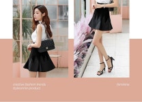 맞춤 슬림핏의 플레어라인 치마바지 - 2020 | 패션 스타일, 여성 의류, 오피스룩