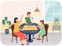 가족 놀이 보드 게임 평면 그림, 실내, 외딴, 에 대한 배경 일러스트 및 사진 무료 다운로드 - Pngtree