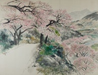 Mirrors에 있는 km km님의 핀 | 그림, 한국화, 꽃 나무