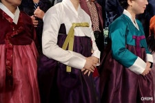 그랜드 워커힐 호텔 비스타홀에서 열린 결혼식과 오리미한복