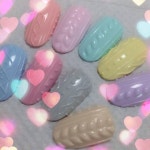 ニットネイル　nail | 네일아트, 네일