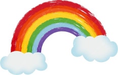 무지개와 구름, 무지개, 무지개 색, 하늘 무지개 PNG 일러스트 및 PSD 이미지 무료 다운로드 - Pngtree