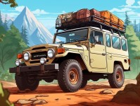 Old Toyota FJ Cruiser Offroad Illustration | Fj cruiser, Toyota fj cruiser, Automotive artwork