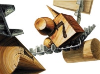 기초디자인 건국대 제안작 홍대앞 디자인다윈 미술학원 - 2020 | 나무, 디자인