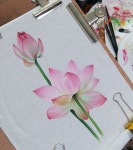 Pin page 수강문의:카카오톡,DM #꽃그림 #패브릭아트 #남양주 ##성인미술 #취미미술 #취미미술레슨 #다이론패브릭물감 #일상... 