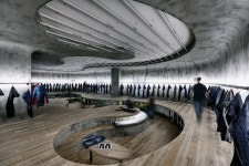 *콘크리트 곡선 그 유연함 zemberek shapes istanbul denim R & D studio with curvilinear forms