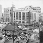 1966 Midopa Department store in Seoul, Korea. 1966년 미도파 백화점 앞