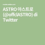 ASTRO 아스트로 (@offclASTRO) di Twitter - 2020