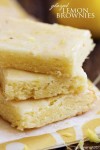 Quick and easy lemon brownies that are perfectly moist and chewy!  The Lemon Glaze on top is the perfect fi… | Lemon brownies... 