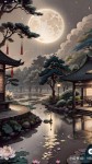 Cổ phong cảnh 古风 in 2024 | Japanese pop art, Scenery wallpaper, Dreamy landscapes