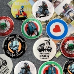 베스파 자석 로고 스티커 오토바이 액세서리, 스포츠 부품, 프리마베라 스프린트 용수철 PX LX GTS GTV 946 300 250 200 150 125 50