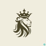 사자 왕 로고 일러스트 ai 다운로드 download lion king logo