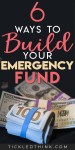 6 brilliant tips to help you Start & Build up an Emergency Fund Fast | Emergency fund, Money habits, Smart money