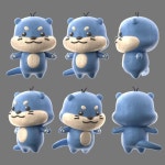 대구경북과학기술원 디지스트 달구 캐릭터 3D 모델링