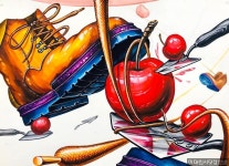 미대입시닷컴 합격수기 - 2019학년도(수시) 상명대 디자인학부 합격! 정0연(전남예술고3) 재현작 - 목포 디자인스타 미술학원