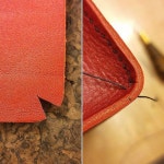 Leather dish corner | 가방 패턴