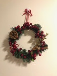 Homemade christmas lease in G house | 크리스마스, 크리스마스 리스, 리스