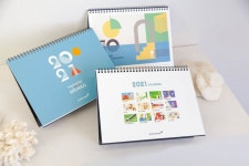 2021 유진그룹 및 계열사 탁상용 달력 | 달력 디자인, 벽걸이, 달력