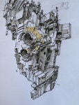 Pin page Pin by ♡ on 드로잉 in 2024 | Conceptual drawing, Architectural sketch, Cool drawings
