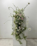라린느 플라워 on Instagram: waterfall of flowers with @our.own.hour artworking ____ 플라워디렉팅 문의 Kakao ID Laluneflower H.p... 