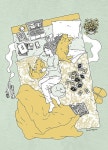 Cuaderno de retazos Ryoko Nagara... | 일러스트레이션, 오일 파스텔 드로잉, 그림