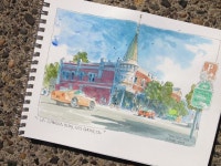 DON GETZ WATERCOLOR JOURNAL TOUR OF THE USA: Northern Cali and Up Into Oregon | 수채화