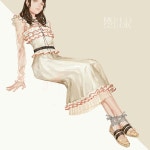 SAVE = FOLLOW / SAVE NO FOLLOW : BLOCK!! 고마워. ( HAN - MIN ) 💚 | Fashion illustration, Fashion art, Fashion design drawings