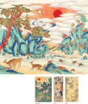 채색 방법과 안료 구분법⑨ – 장생도 채색 | 월간민화
