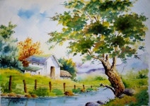 2925545_IMGP2853.JPG (650×459) | 풍경 그림, 라푼젤 그림, 풍경 수채화