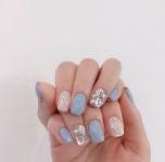ʕℙʔ♡= 신 링 | Swag nails, Nails, Heart nails
