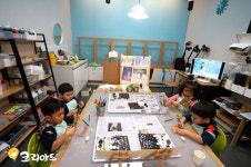 Bambini (4·5세) 수업 - 눈사람이 있는 겨울풍경 [시흥시 정왕동 배곧 크리아트 미술학원] | 5세, 미술 수업 계획, 유아