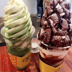 Green Tea Pang and Choco Pang (녹차팡 & 초코팡) from Chunam (츄남) in Jeonju. More Information in the No.1 food guide in... 