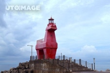 이호테우 해변 방파제 위에 빨간 말등대  오호랄라, 사진, 이호테우... 맑은, 제주도, 여행, 관광, 관광지, 말, 구조물, 모양, 배경, 자연, 풍경, 예쁜... 