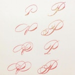 Pin by 혜 지 on Designs, Stencils, Templates & Ideas | P calligraphy, Copperplate calligraphy, Pencil calligraphy