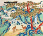 채색 방법과 안료 구분법⑨ – 장생도 채색 | 월간민화