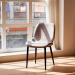 가구앤하우스 레이디 조야 패브릭 DIY 인테리어 철제 의자, 레이디의자(그레이), 1개 DIY Fabric Armchair for Lady Joyas Home... 